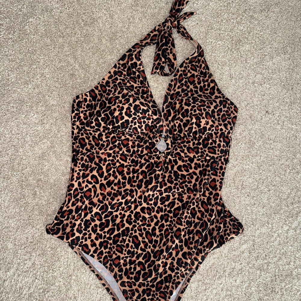 Kona Sol Animal Print Swimsuit